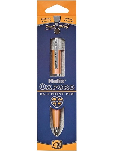 Oxford Premium Ballpoint Pen Black Ink (Rose Gold) 209813/209814